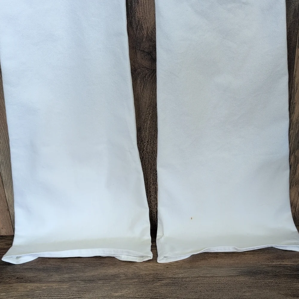 Express Women's Crisp White Mid Rise 70s Flare Jeans 8L       P247 - Picture 8 of 15